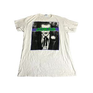 Joker Shirt Adult Medium White Batman Promo DC Comics Grunge Streetwear Mens